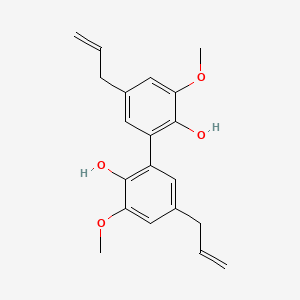 Chemical structure of Dieugenol