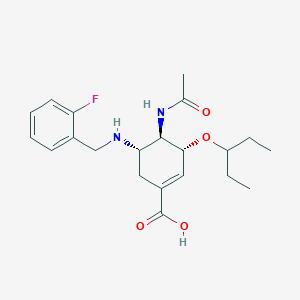 Chemical structure of 5-fluoro MDMB-PICA metabolite 9