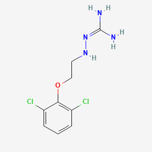 Chemical structure of Guanoclor