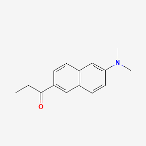 Chemical structure of Prodan