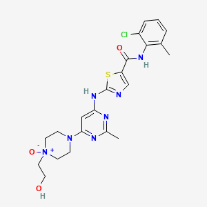 Chemical structure of Dasatinib N-oxide