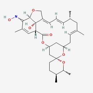 Chemical structure of Milbemycin A3 oxime