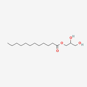 Chemical structure of Monolaurin