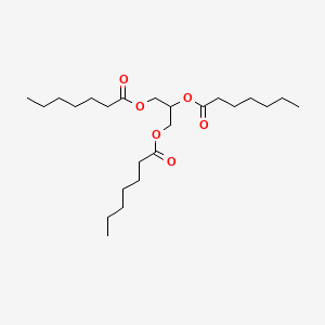 Chemical structure of Triheptanoin