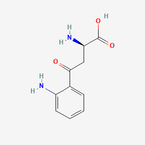 Chemical structure of D-Kynurenine
