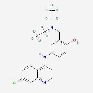 Chemical structure of Amodiaquine-d10