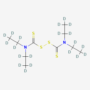 Chemical structure of Disulfiram-d20