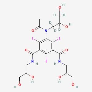 Chemical structure of Iohexol-d5