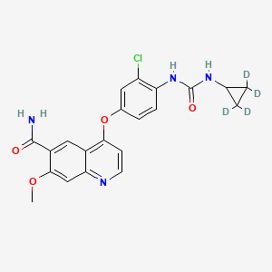 Chemical structure of Lenvatinib-d4