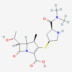 Chemical structure of Meropenem-d6