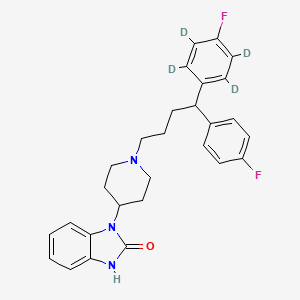 Chemical structure of Pimozide-d4