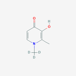 Chemical structure of Deferiprone-d3