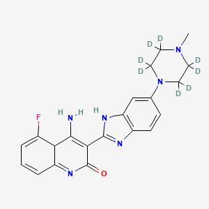 Chemical structure of Dovitinib-d8