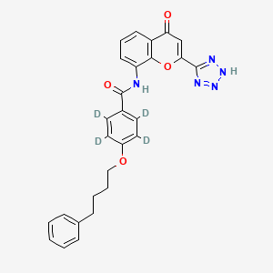 Chemical structure of Pranlukast-d4