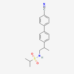Chemical structure of LY404187