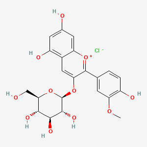 Chemical structure of Peonidin 3-Glucoside