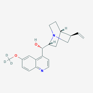 Chemical structure of Quinidine-d3