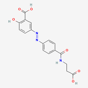 Chemical structure of Balsalazide-d4