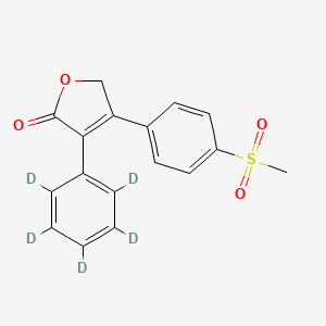 Chemical structure of Rofecoxib-d5