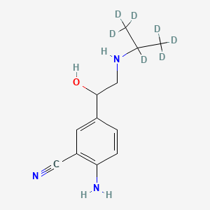 Chemical structure of Cimaterol-d7