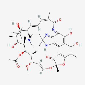 Chemical structure of Rifabutin-d7