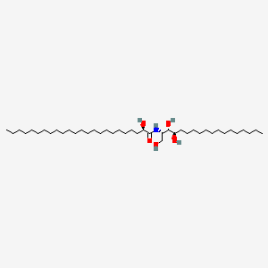 Chemical structure of C24 (2'(R)-hydroxy) Phytoceramide (t18:0/24:0)