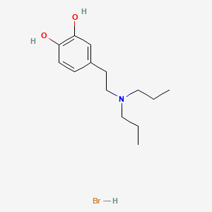 Chemical structure of Dipropyldopamine Hydrobromide