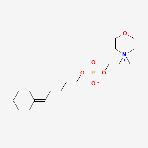 Chemical structure of Sphingosine-1-phosphate (d18:1) Alkyne