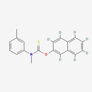 Chemical structure of Tolnaftate-d7