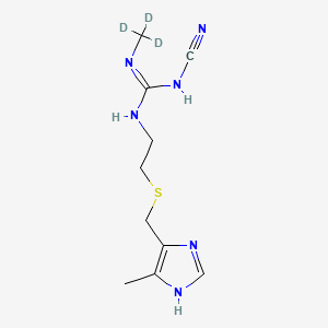 Chemical structure of Cimetidine-d3