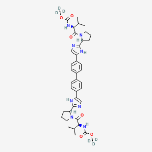 Chemical structure of Daclatasvir-d6