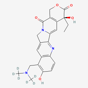 Chemical structure of Topotecan-d6