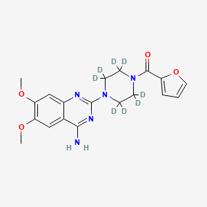 Chemical structure of Prazosin-d8