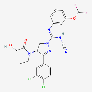 Chemical structure of (R)-BAY-598