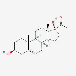 Chemical structure of 17-Hydroxypregnenolone