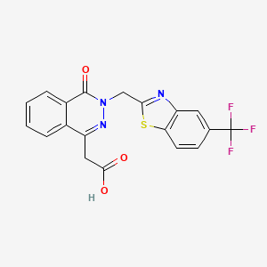 Chemical structure of Zopolrestat
