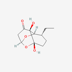 Chemical structure of Agistatin E