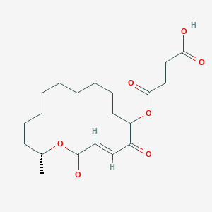 Chemical structure of A 26771B