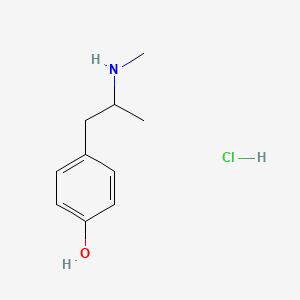 Chemical structure of Pholedrine hydrochloride