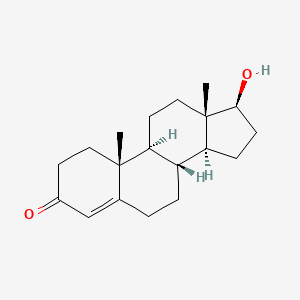 Chemical structure of Testosterone