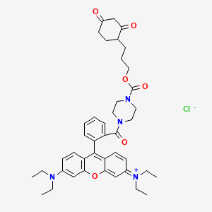 Chemical structure of DCP-Rho1