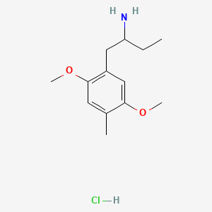 Chemical structure of α-ethyl 2C-D (hydrochloride)