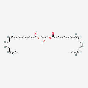Chemical structure of Di-α-linolenin