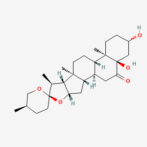 Chemical structure of 5α-hydroxy Laxogenin