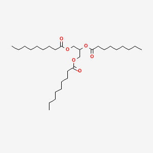 Chemical structure of Trinonanoin