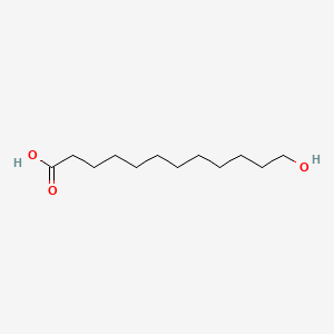 Chemical structure of 12-hydroxy Lauric Acid