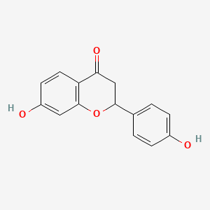 Chemical structure of (±)-Liquiritigenin