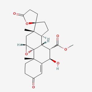 Chemical structure of 6β-hydroxy Eplerenone