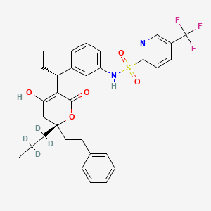 Chemical structure of Tipranavir-d4