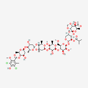 Chemical structure of Avilamycin A